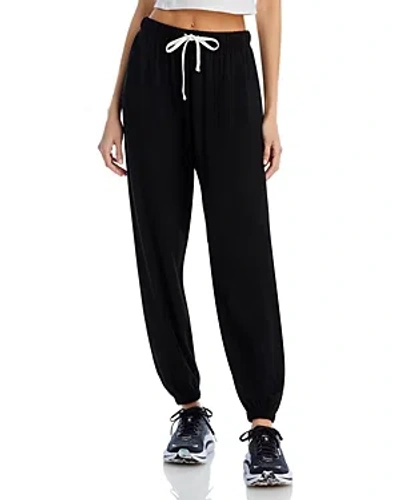 Splits59 Andie Oversized Fleece Sweatpant In Black