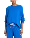 Splits59 Andie Fleece Crewneck Sweatshirt In Blue