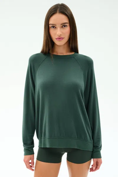 Splits59 Andie Fleece Sweatshirt In Green