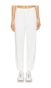 Splits59 Andie Oversized Fleece Sweat Pant In White