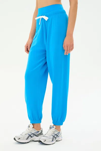 Splits59 Andie Oversized Fleece Sweatpant In Blue