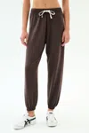 Splits59 Andie Oversized Fleece Sweatpant In Brown
