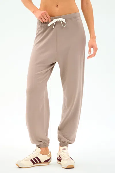 Splits59 Andie Oversized Fleece Sweatpant In Neutral