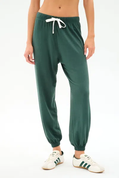 Splits59 Andie Oversized Fleece Sweatpant In Green