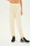 Splits59 Andie Oversized Fleece Sweatpant In Creme In Neutral