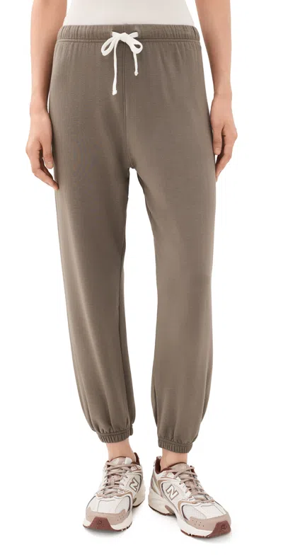 Splits59 Andie Oversized Fleece Sweatpants Lentil In Gray