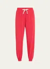 Splits59 Andie Oversized Fleece Sweatpants In Pirate Red