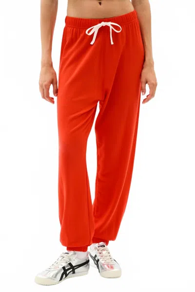 Splits59 Andie Sweatpant In Lotus Red In Multi