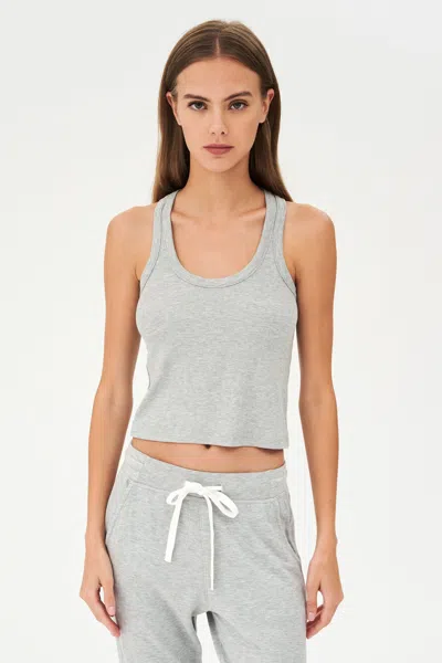 Splits59 Ashby Rib Crop In Gray