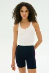 Splits59 Ashby Rib Crop In White