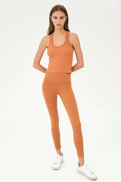 Splits59 Ashby Rib Crop In Brown