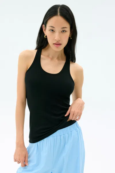 Splits59 Ashby Rib Tank In Black
