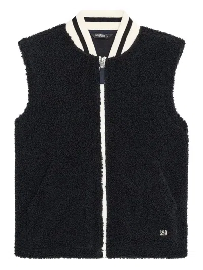 Splits59 Aster Sherpa Vest In Black
