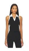 Splits59 Austin Air Weight Crop Polo In Multi