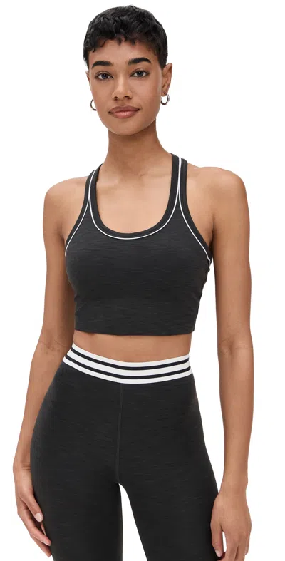 Splits59 Bailey Active Rib Bralette In Heather Graphite In Multi