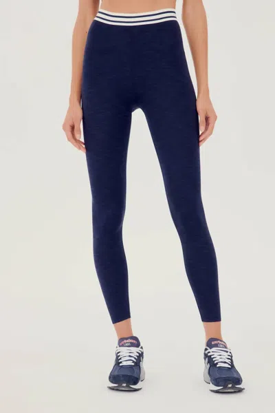Splits59 Bailey High Waist Active Rib 7/8 Leggings In Indigo In Blue