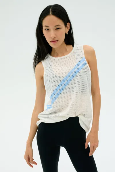 Splits59 Bandit Mesh Tank In White