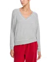Splits59 Bennie Fleece V Neck Sweatshirt In Multi