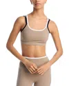 Splits59 Eva Rigor Double Strap Bra In Brown