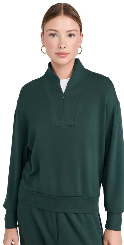 Splits59 Womens Military Birdie Fleece Half-zip Jersey Sweatshirt