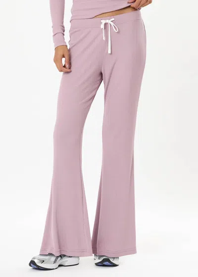 Splits59 Blaire Rib Pull-on Pant In Blush In Purple