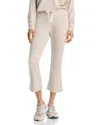 Splits59 Brooks Cropped Flare Sweatpants In Heather Oatmeal
