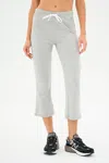 Splits59 Brooks Fleece Cropped Flare In White