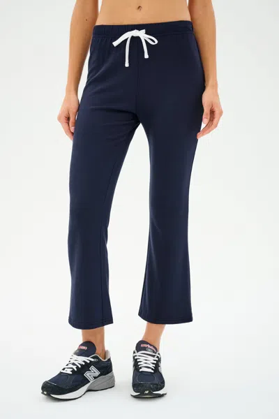 Splits59 Brooks Fleece Cropped Flare In Blue