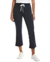Splits59 Brooks Fleece Cropped Flare Pant In Black