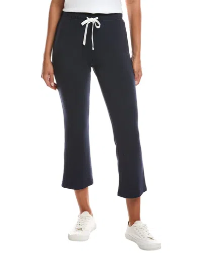 Splits59 Brooks Fleece Cropped Flare Pant In Blue
