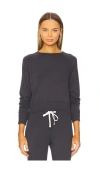 Splits59 Womens Graphite Brooks Fleece Modal-jersey Sweatshirt Xs In Graphite Grey