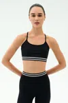 Splits59 Cali Active Rib Sports Bra In Black