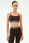 Splits59 Cali Active Rib Bra In Brown