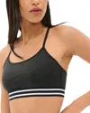 Splits59 Cali Active Rib Sports Bra In Gray