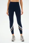 Splits59 Chevron Airweight High Waist 7/8 In Blue
