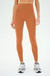 Splits59 Orange Sprint Rigor Leggings In Brown