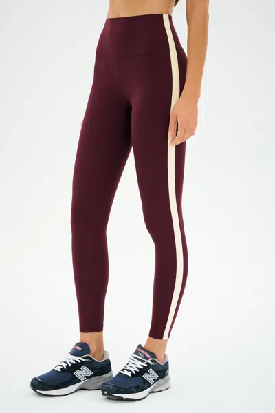 Splits59 Clare High Waist Rigor 7/8 In Burgundy
