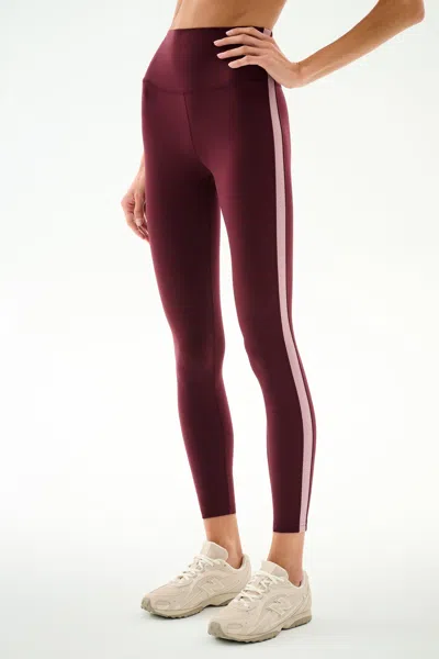 Splits59 Clare High Waist Rigor 7/8 In Burgundy