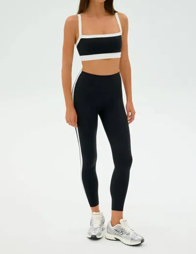 Splits59 Clare High Waist Rigor 7/8 Leggings In Black/white In Multi