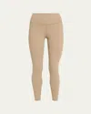 Splits59 Clare High-waist Rigor 7/8 Leggings In Lattewhit