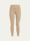 Splits59 Clare High-waist Rigor 7/8 Leggings In Lattewhit