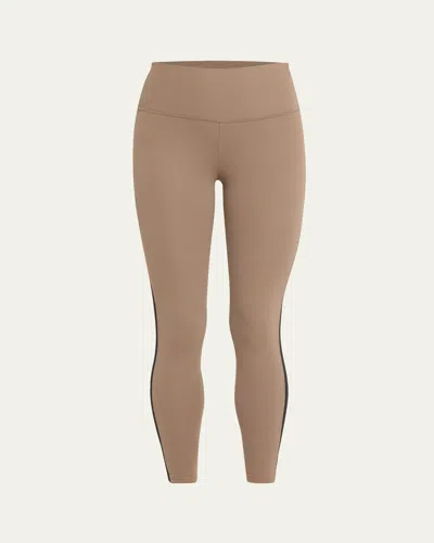 Splits59 Clare High-waist Rigor 7/8 Leggings In Lentil/bla