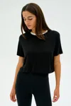 Splits59 Djuna Crop Ringer In Black