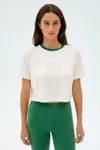 Splits59 Djuna Crop Ringer In White