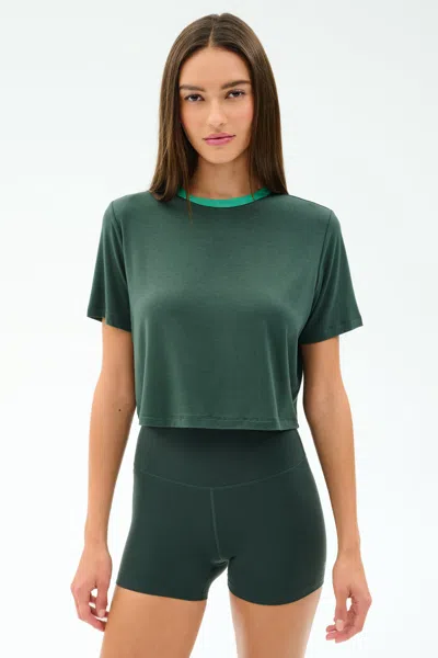 Splits59 Djuna Crop Ringer In Green