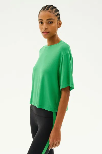 Splits59 Djuna Oversized Jersey Tee In Green