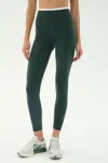 Splits59 Dual High Waist Airweight 7/8 In Green