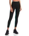 Splits59 Easton High Waisted 7/8 Leggings In Black/white/arugula