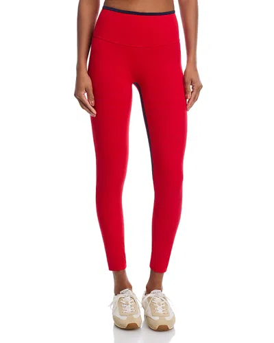 Splits59 Easton High Waisted 7/8 Leggings In Red