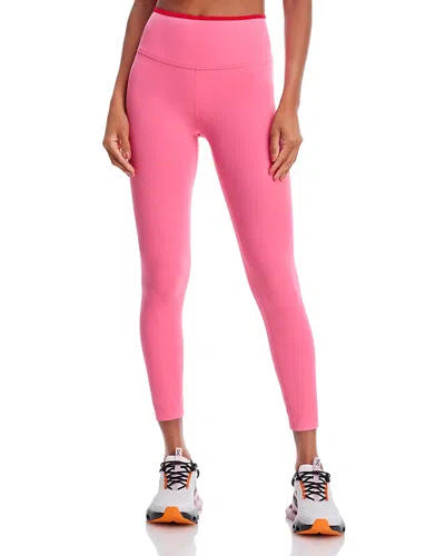 Splits59 Easton High Waisted 7/8 Leggings In Pink